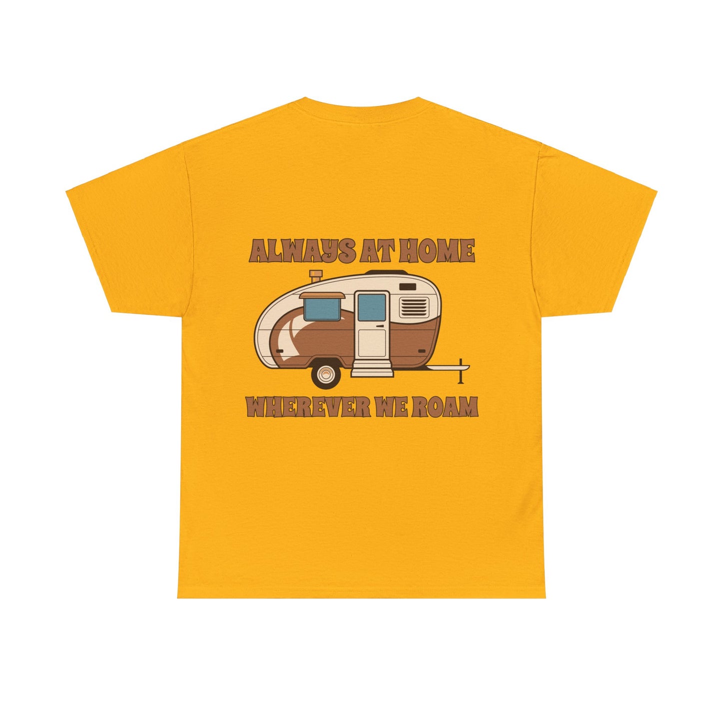 CAMPING ON BACK Unisex Heavy Cotton Tee