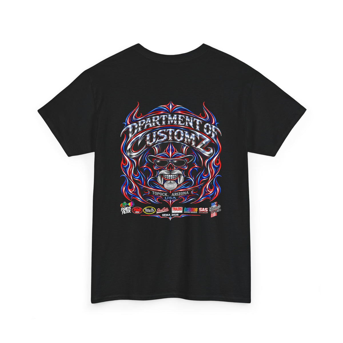 AAAA Department of Customz Graphic Tee SEMA skull