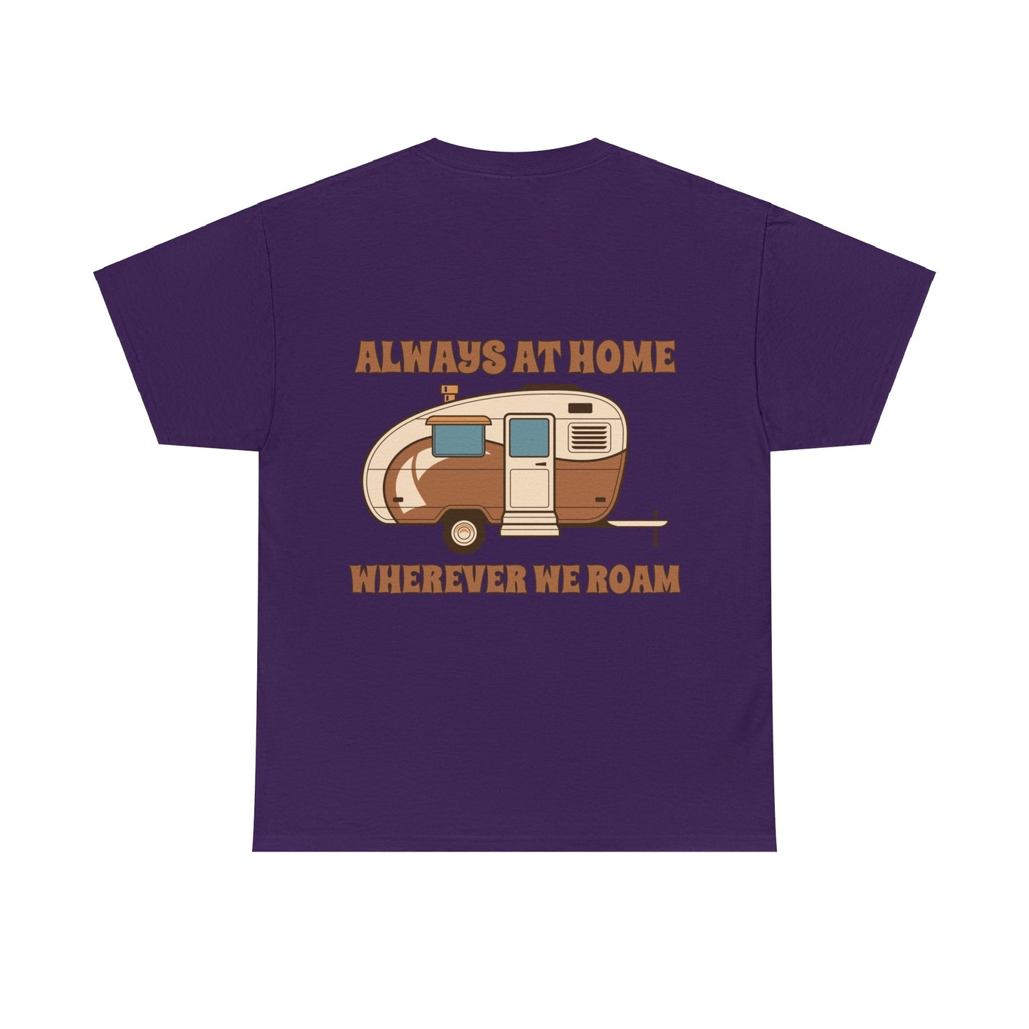CAMPING ON BACK Unisex Heavy Cotton Tee