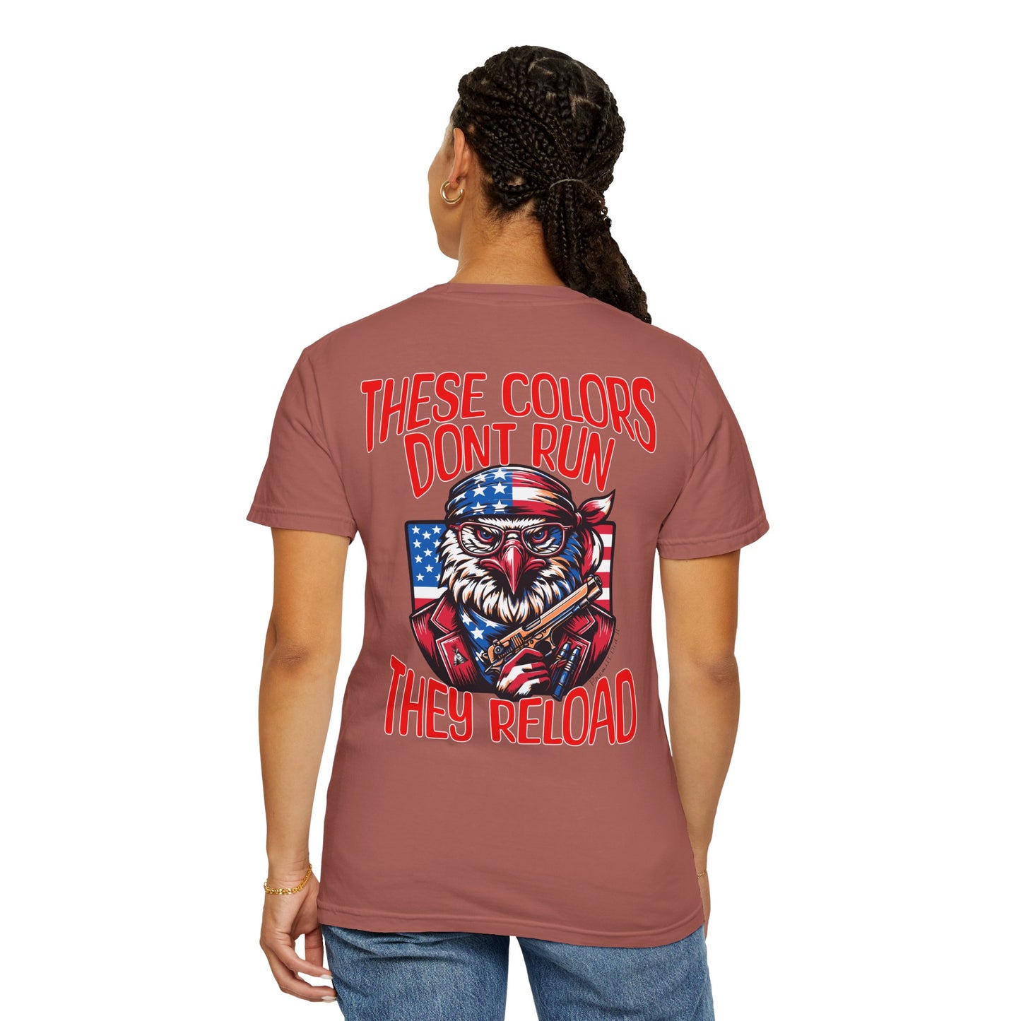DONT RUN Unisex Garment-Dyed T-shirt