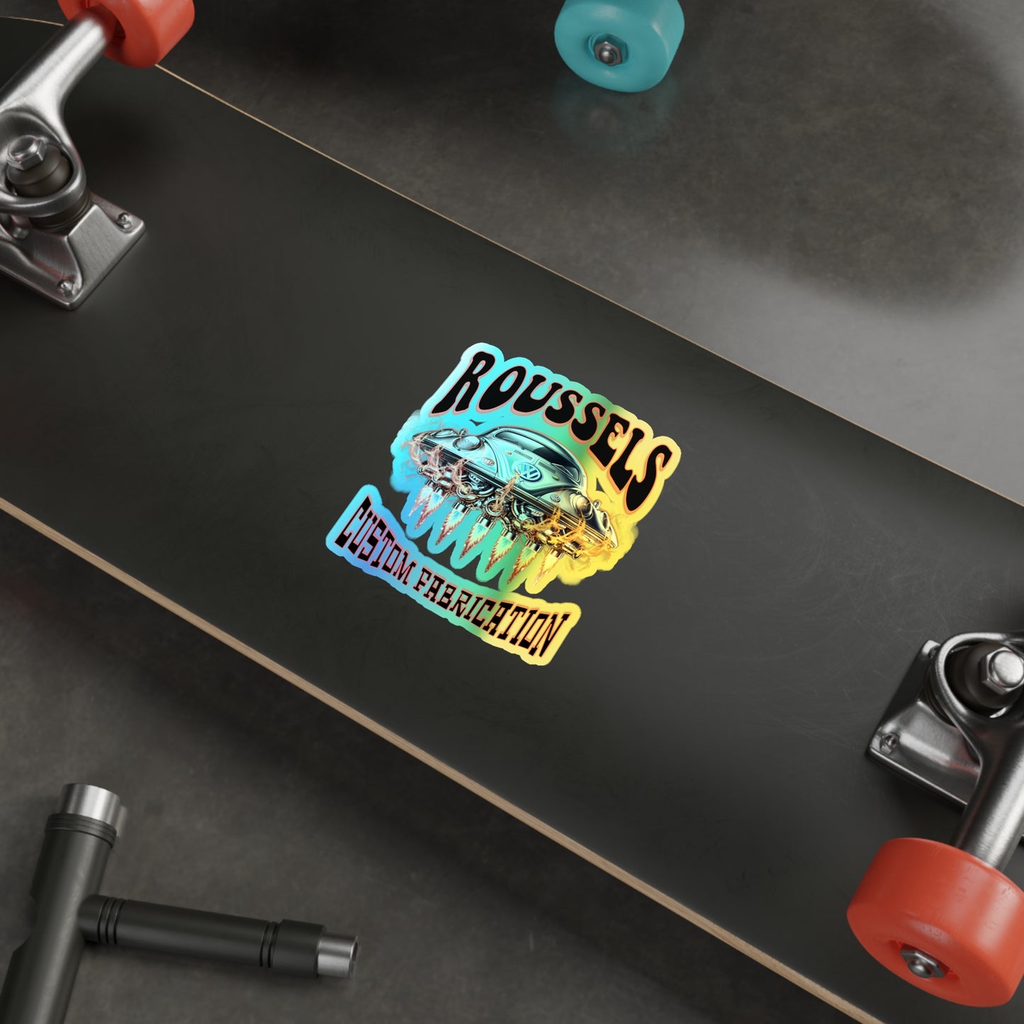 ROUSSEL'S Holographic Die-cut Stickers