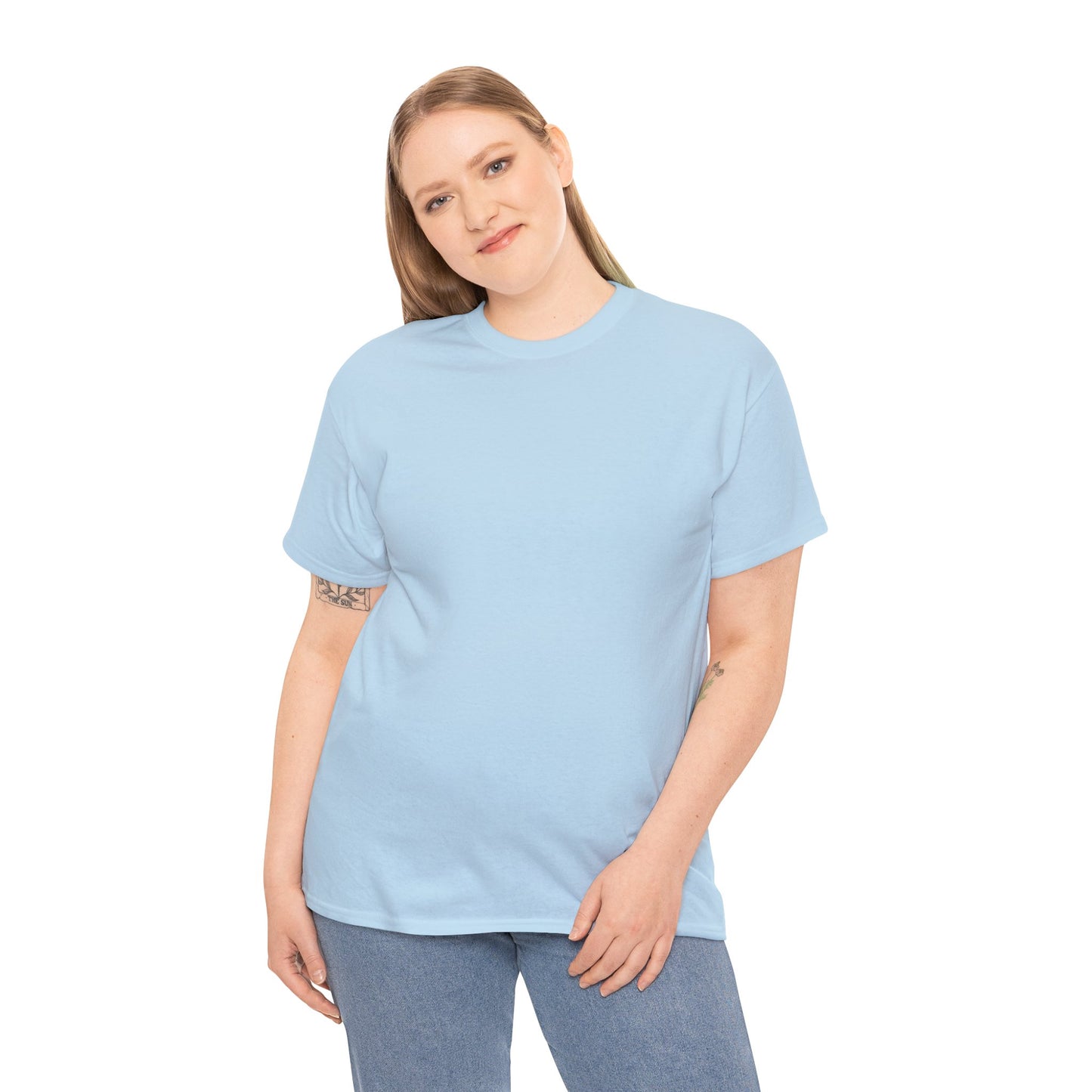FISHING ON BACK Unisex Heavy Cotton Tee