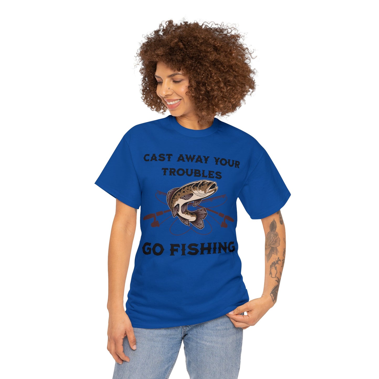 FISHING 4 Unisex Heavy Cotton Tee