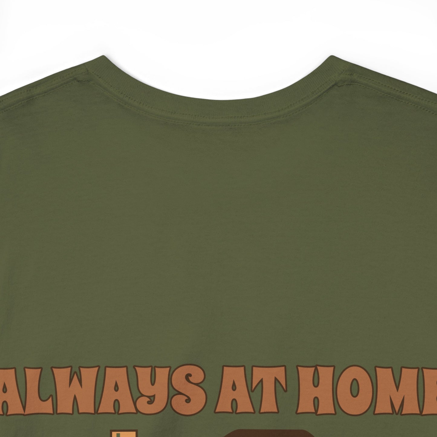 CAMPING ON BACK Unisex Heavy Cotton Tee