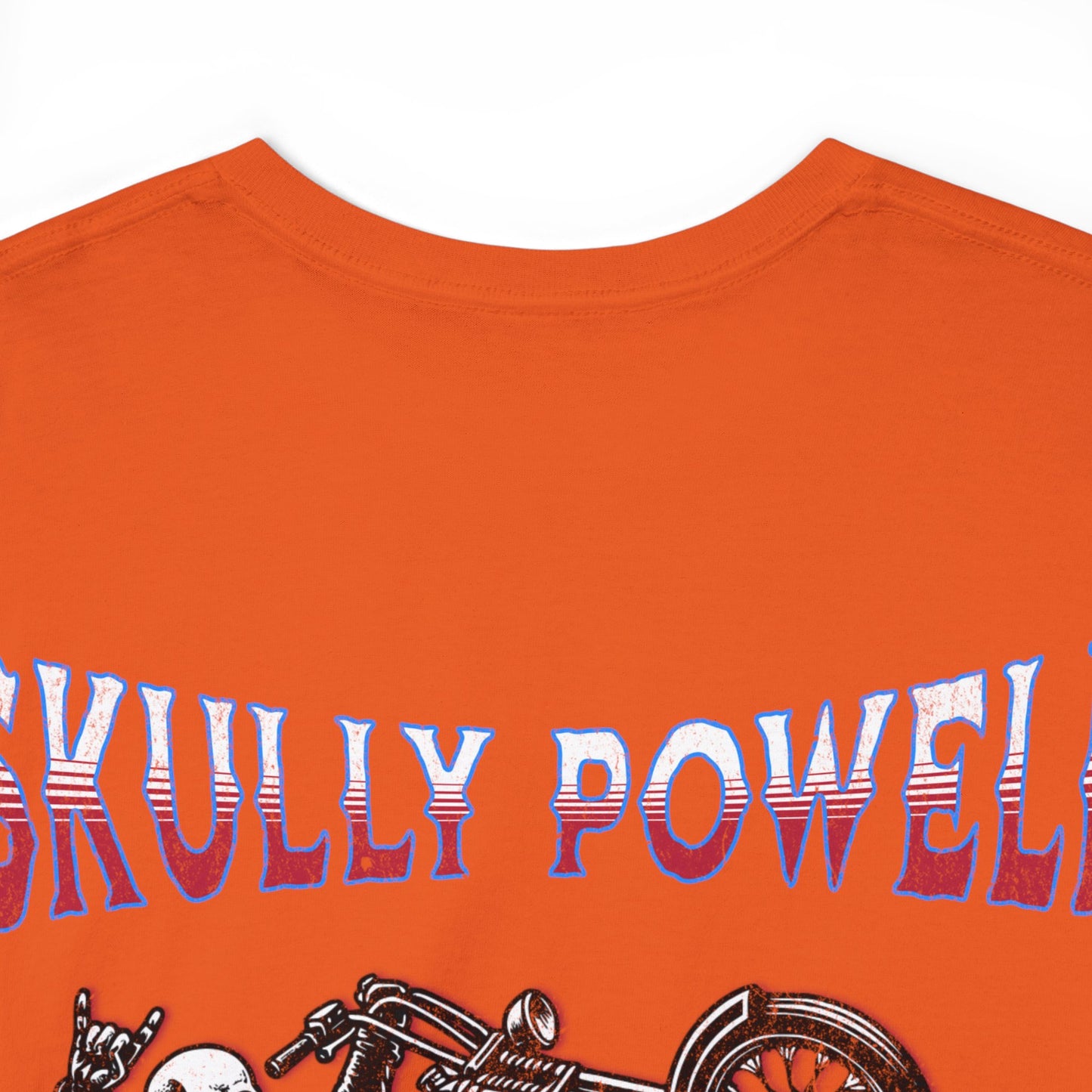 SKULLY ON BACK Unisex Heavy Cotton Tee