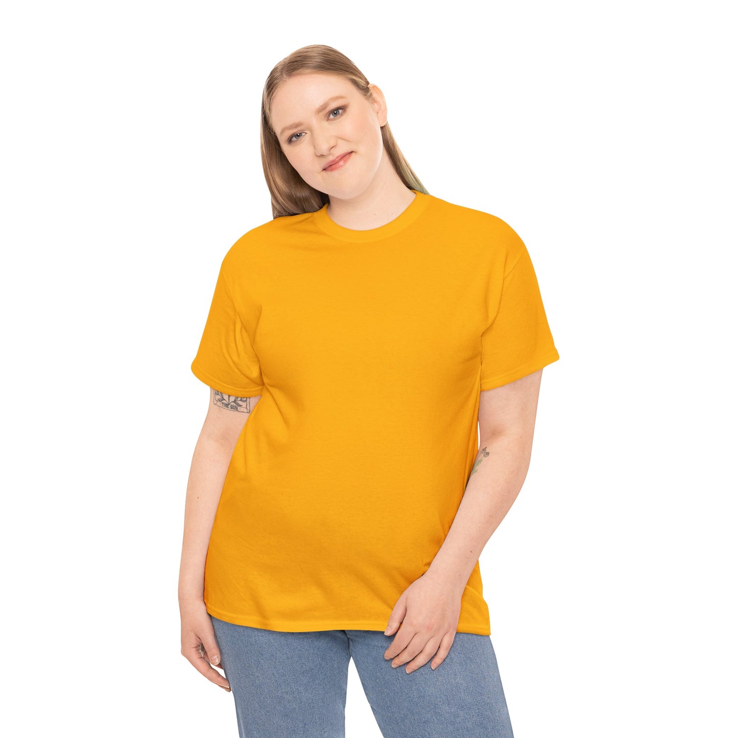 FISHING ON BACK Unisex Heavy Cotton Tee
