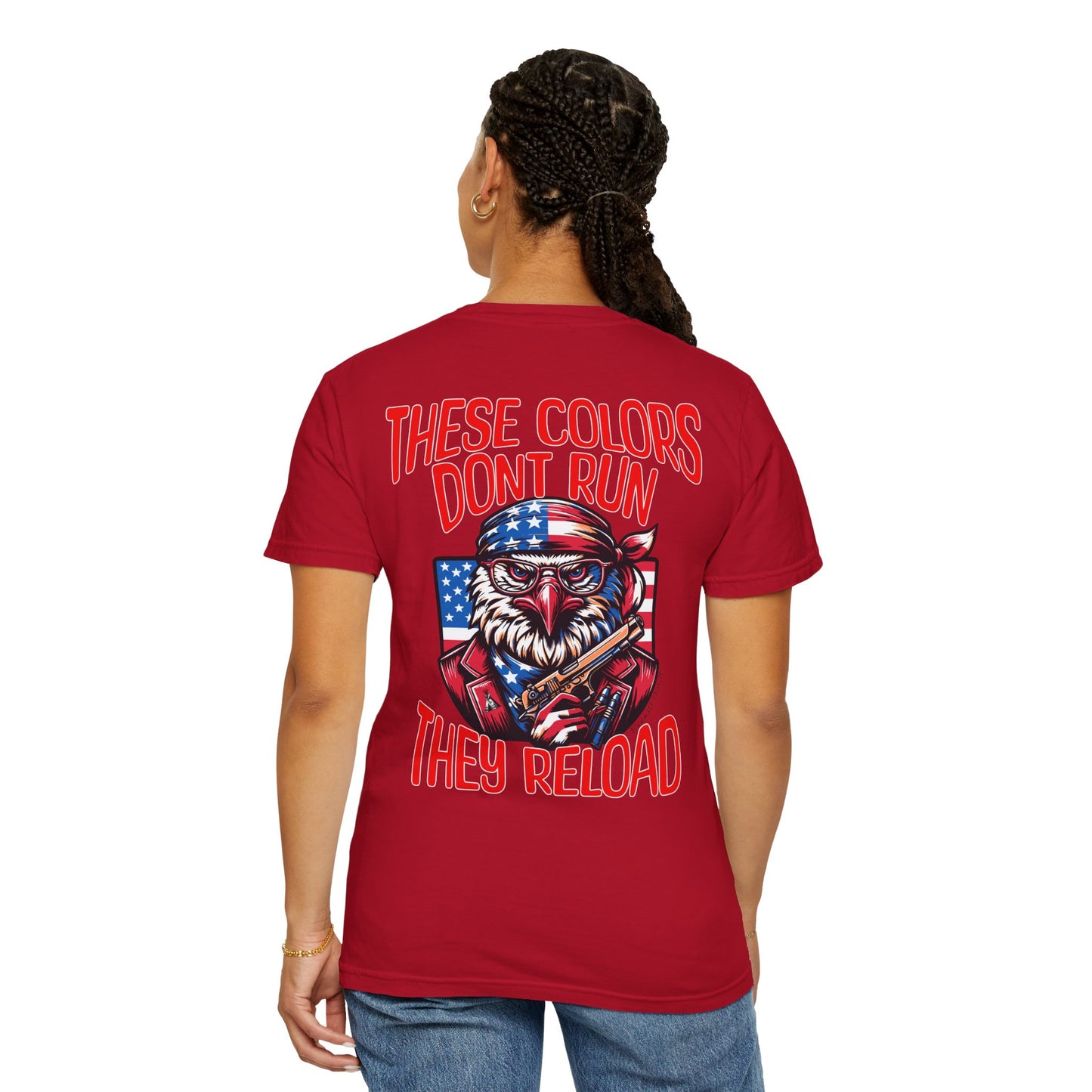 DONT RUN Unisex Garment-Dyed T-shirt
