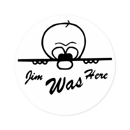 JIMBO Round Stickers, Indoor\Outdoor