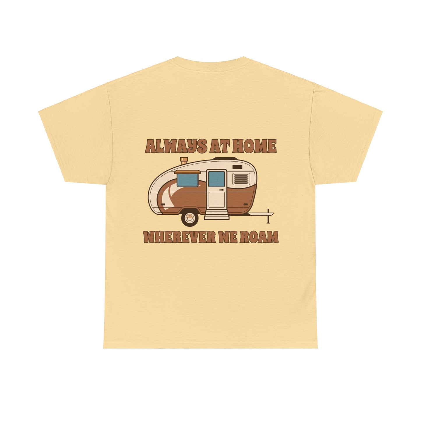 CAMPING ON BACK Unisex Heavy Cotton Tee