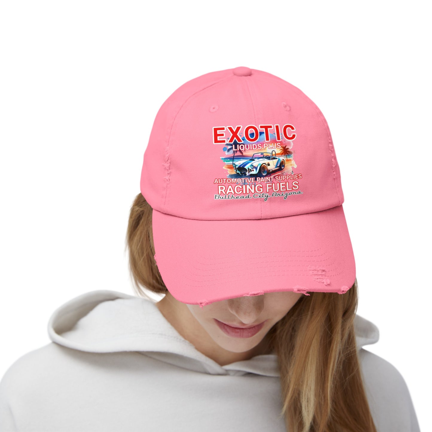 EXOTIC Unisex Distressed Cap