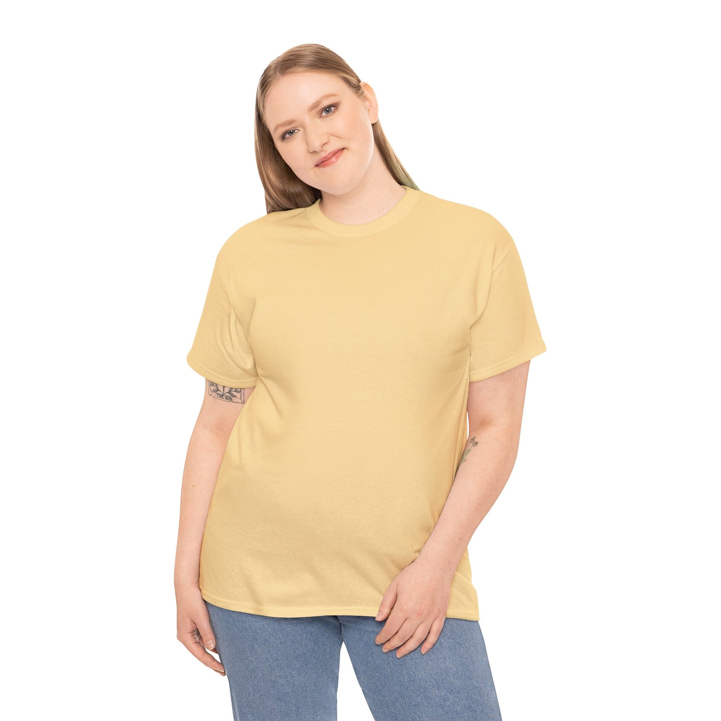 FISHING ON BACK Unisex Heavy Cotton Tee