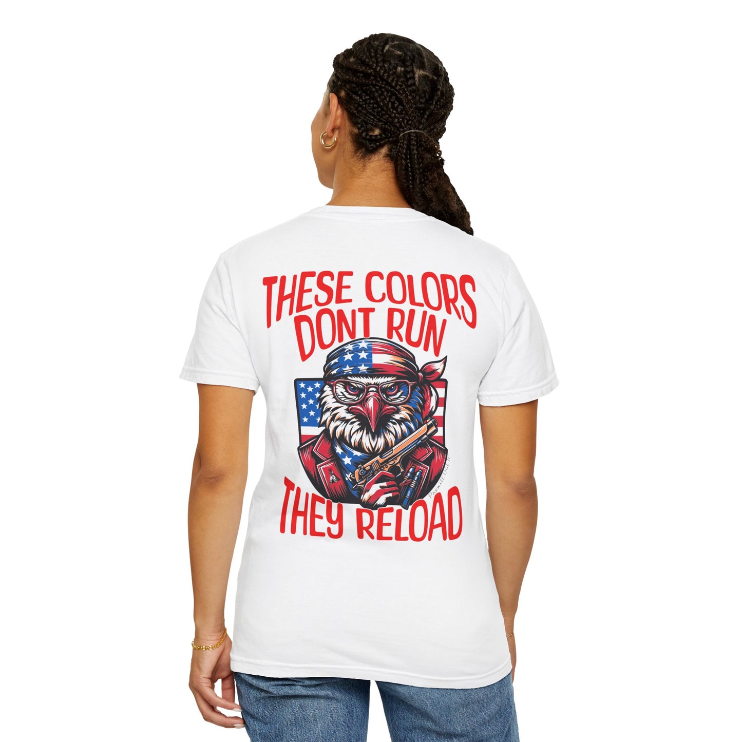 DONT RUN Unisex Garment-Dyed T-shirt
