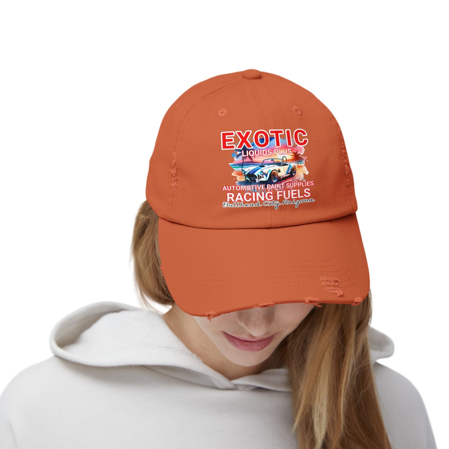 EXOTIC Unisex Distressed Cap
