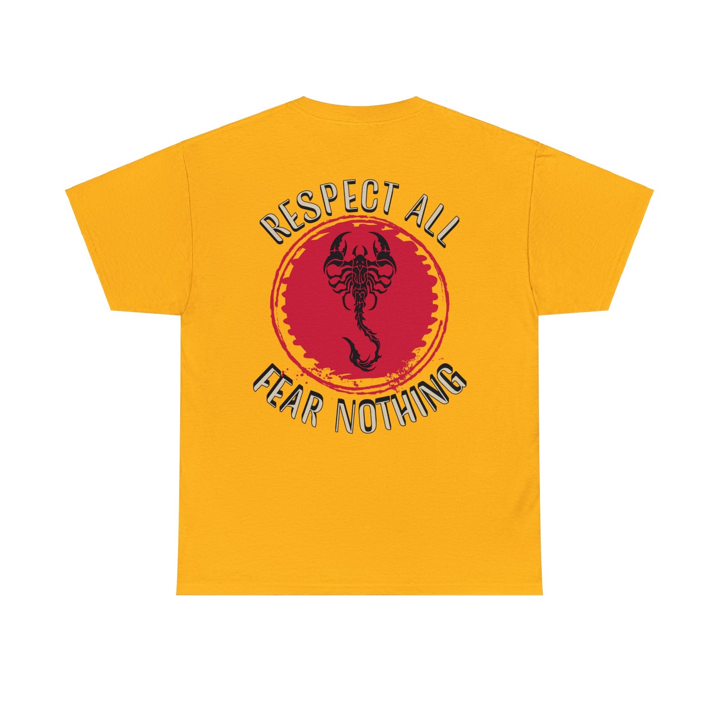 RESPECT ON BACK Unisex Heavy Cotton Tee