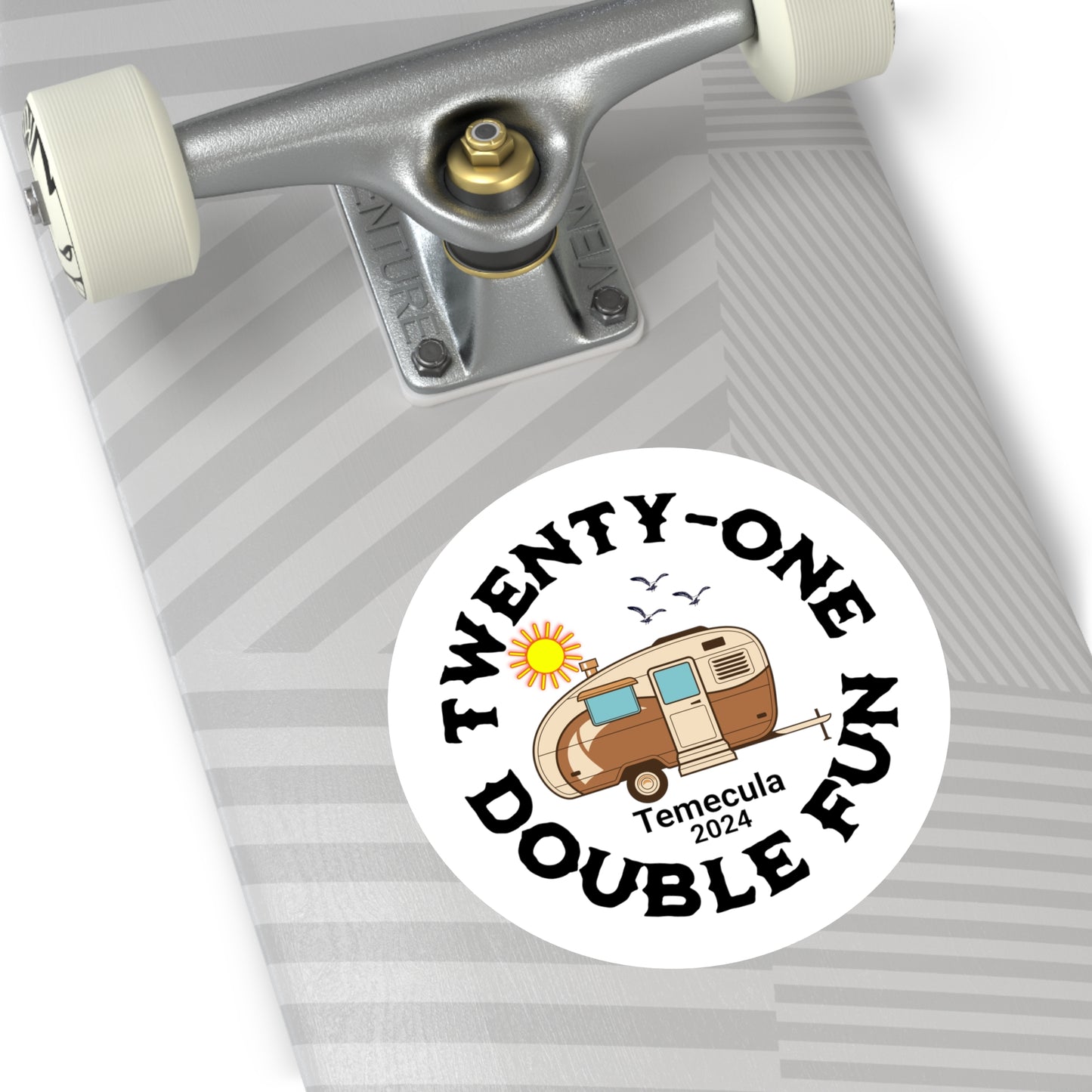 TWINS Round Stickers, Indoor\Outdoor