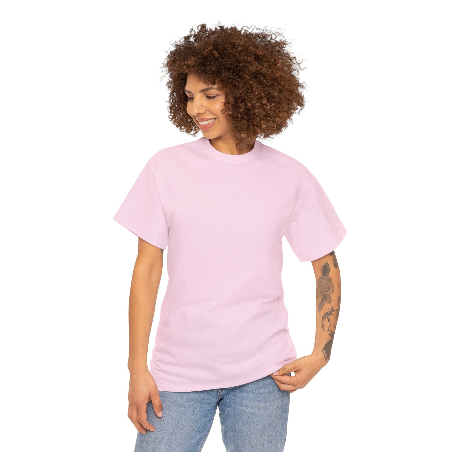 FISHING ON BACK Unisex Heavy Cotton Tee
