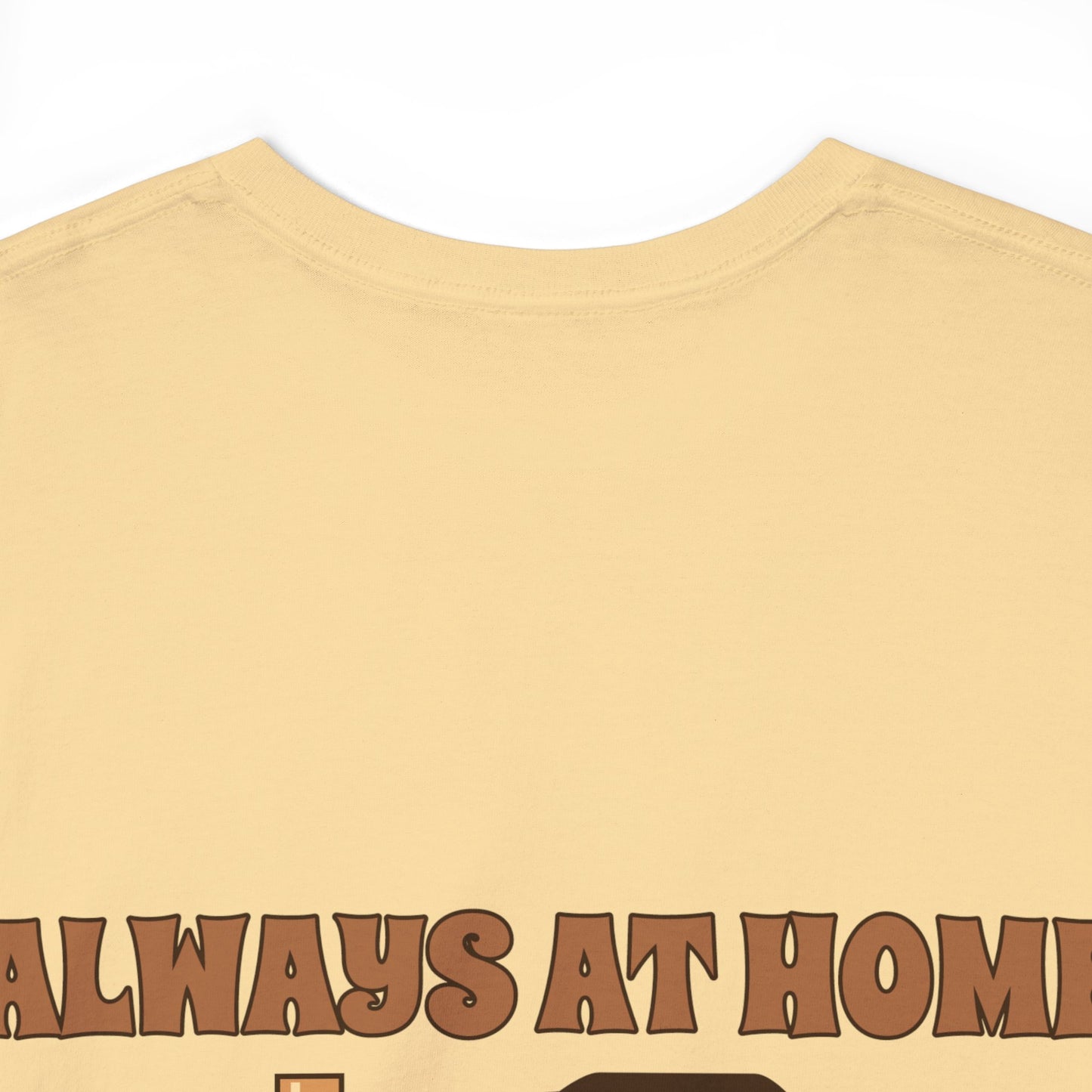 CAMPING ON BACK Unisex Heavy Cotton Tee