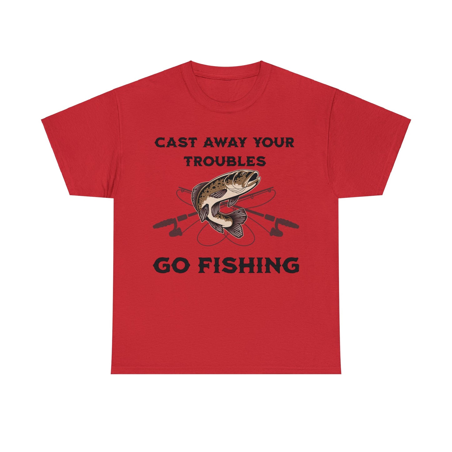 FISHING 3 Unisex Heavy Cotton Tee