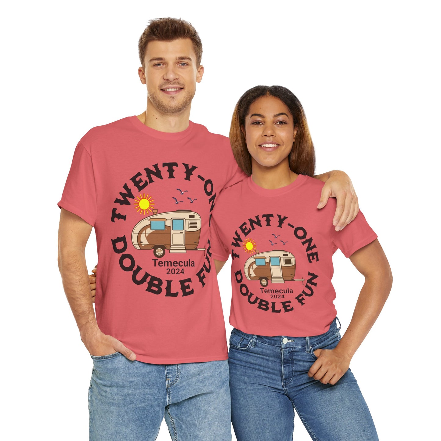 TWINS   Unisex Heavy Cotton Tee