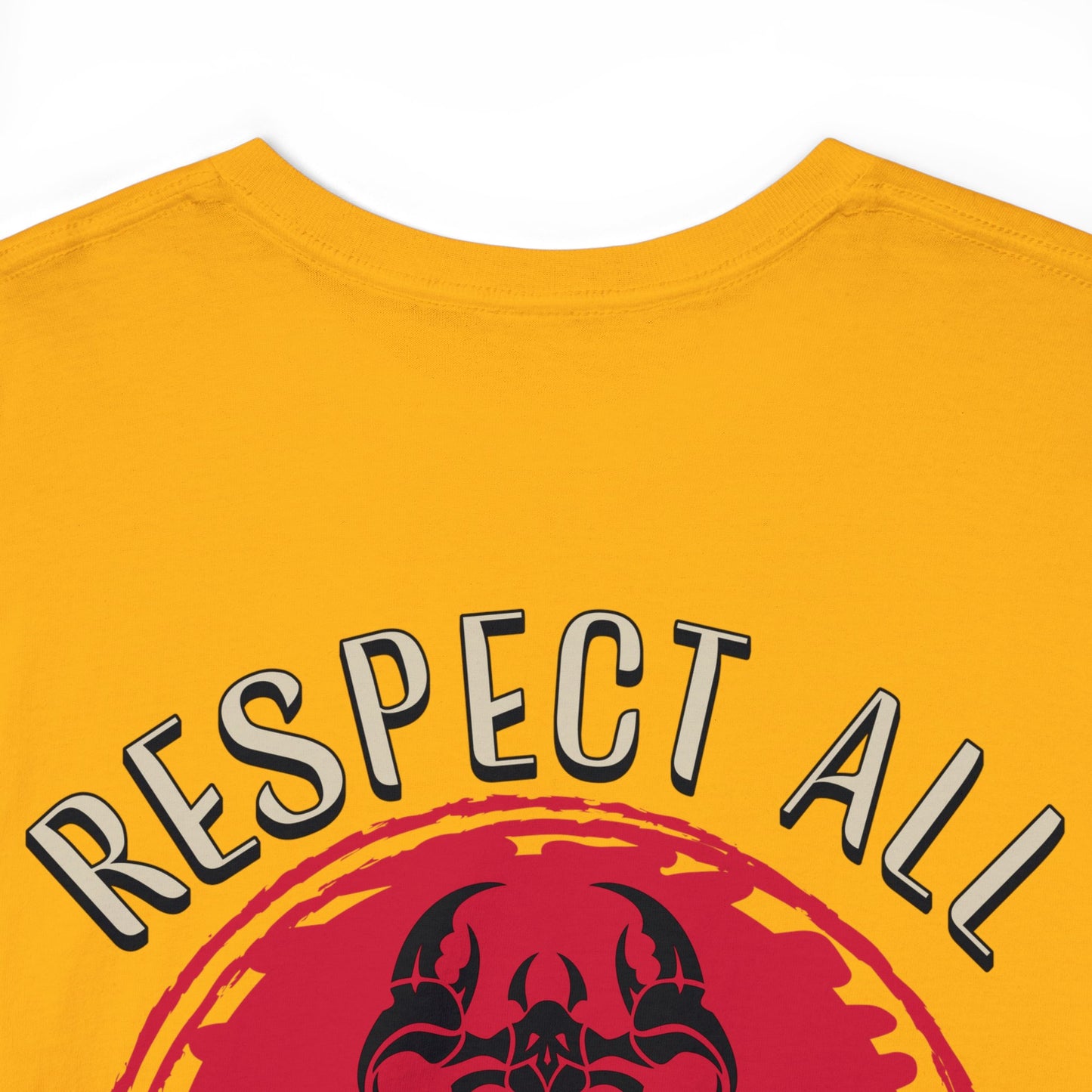 RESPECT ON BACK Unisex Heavy Cotton Tee
