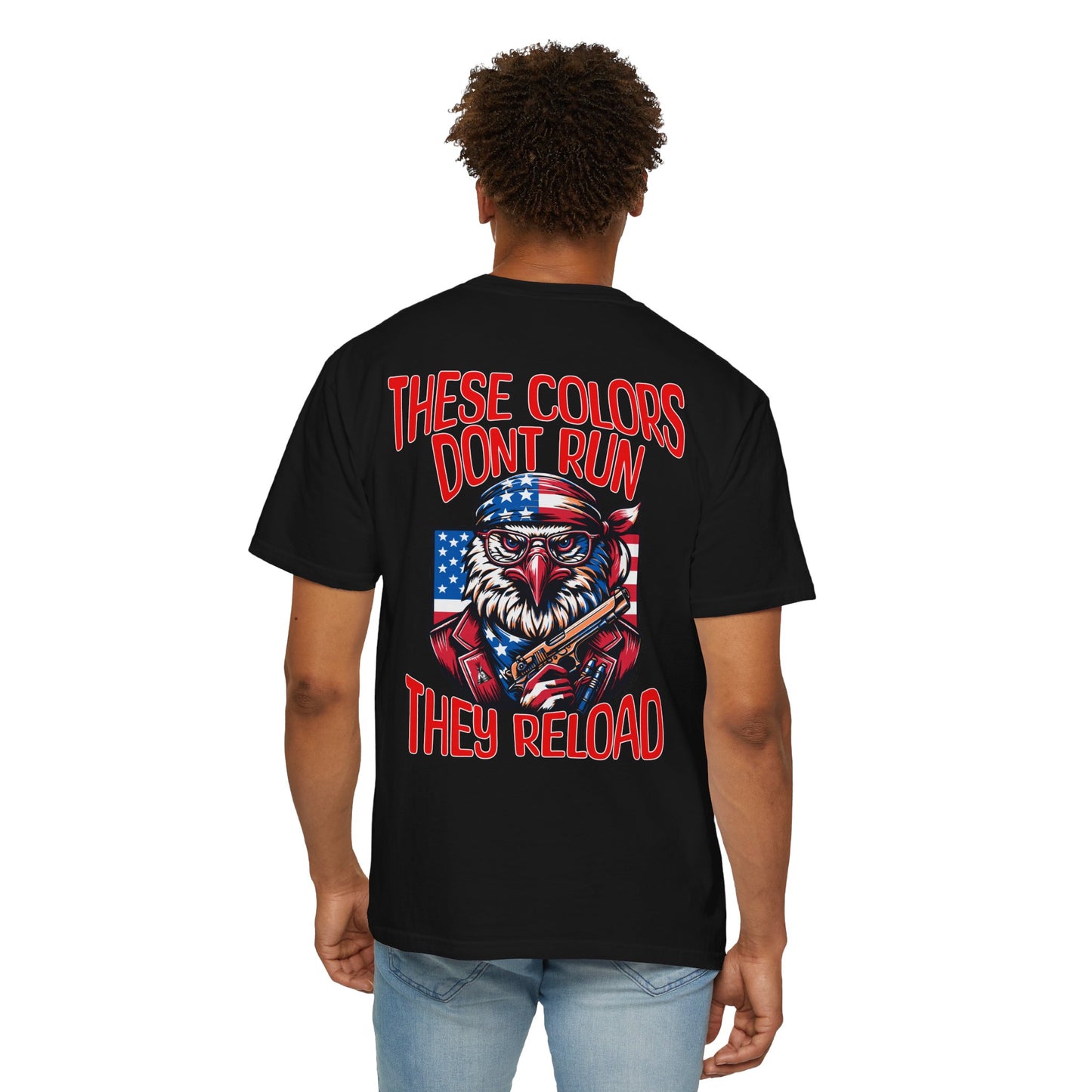 DONT RUN Unisex Garment-Dyed T-shirt