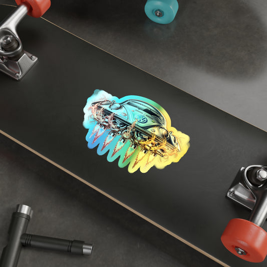 ROUSSE'L Holographic  SAUCER Die-cut Stickers