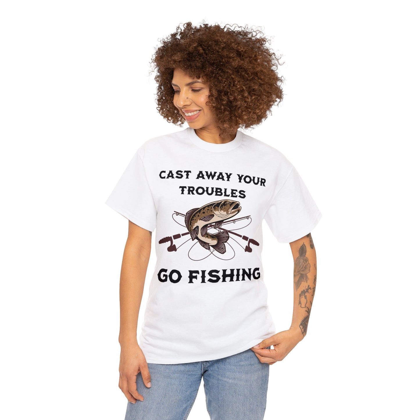 FISHING 4 Unisex Heavy Cotton Tee