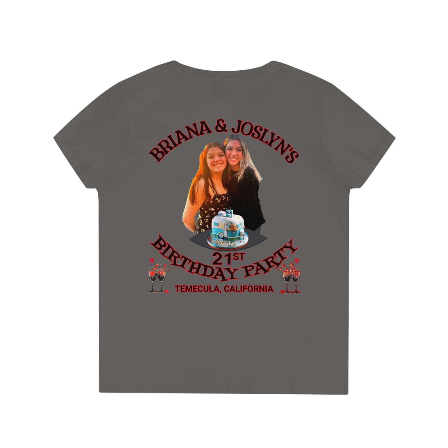 TWINS Ladies' V-Neck T-Shirt