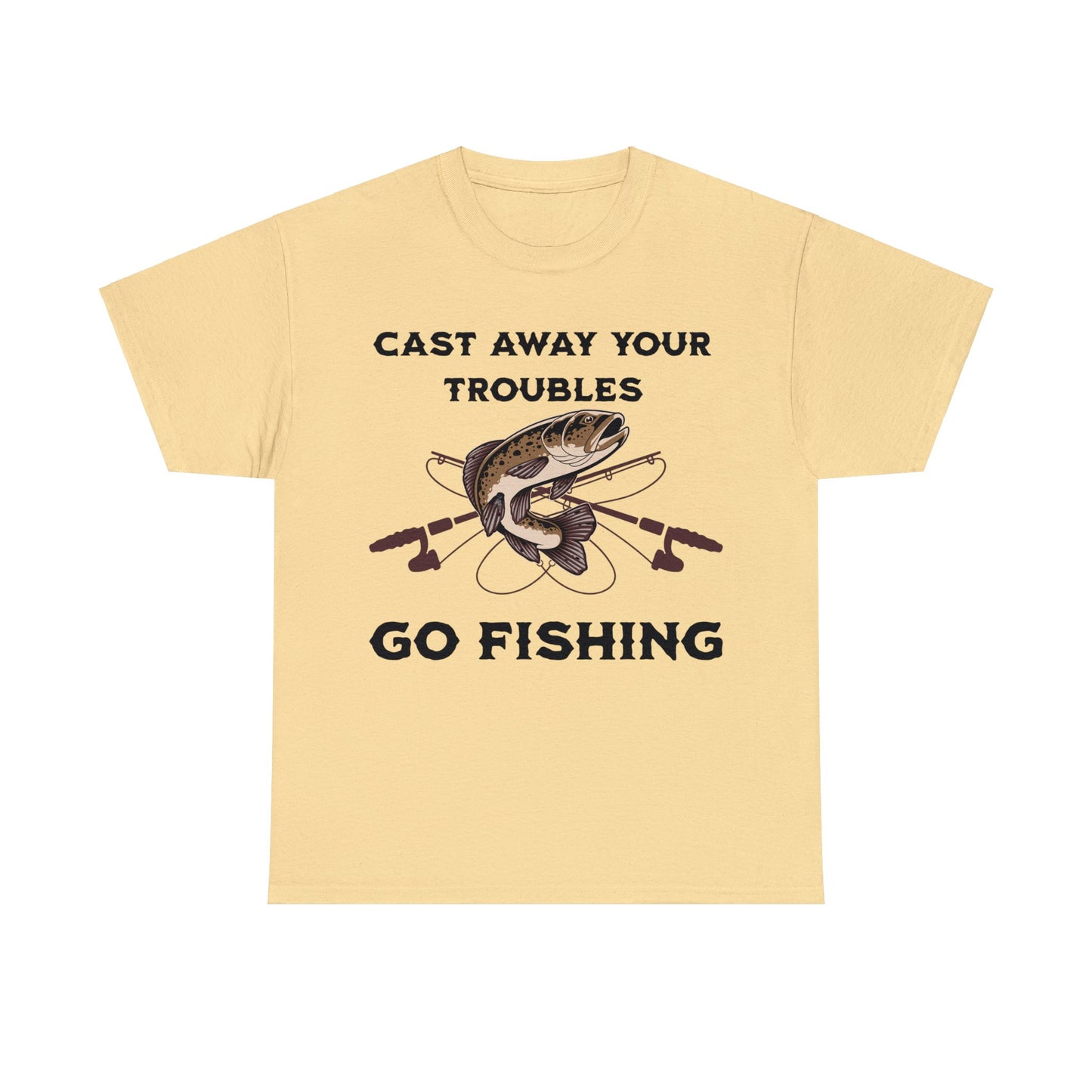 FISHING 3 Unisex Heavy Cotton Tee