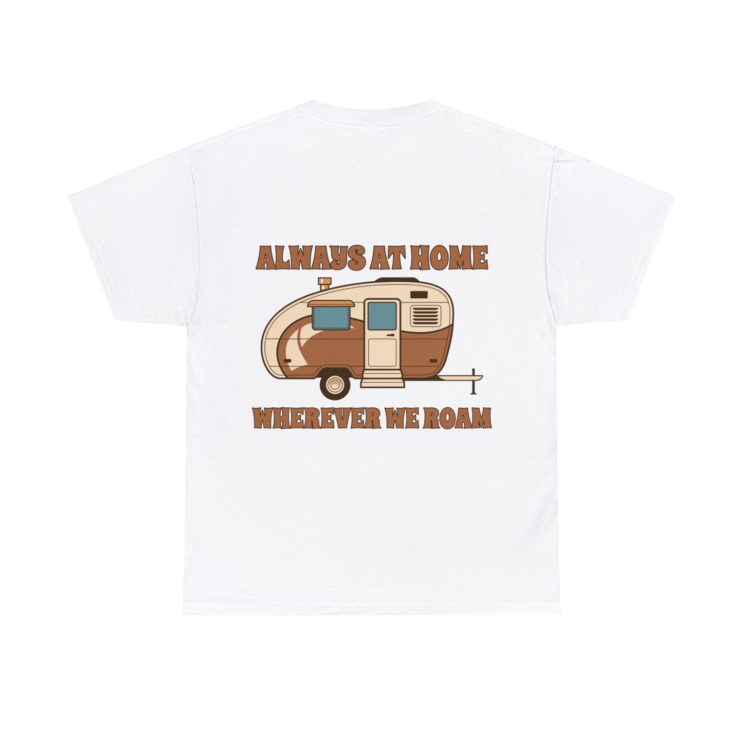 CAMPING ON BACK Unisex Heavy Cotton Tee