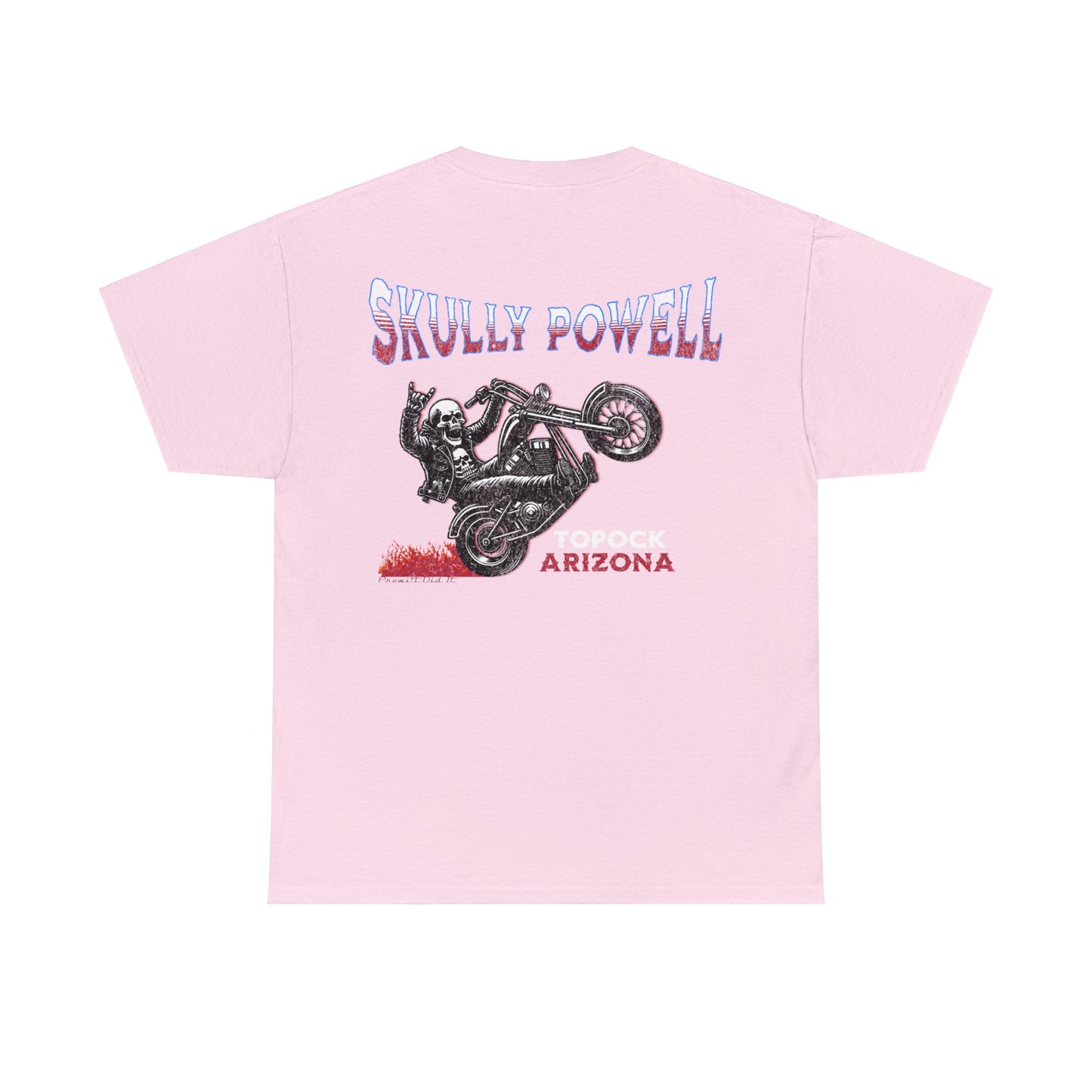 SKULLY ON BACK Unisex Heavy Cotton Tee