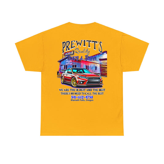 PREWITTS ON BACK Unisex Heavy Cotton Tee