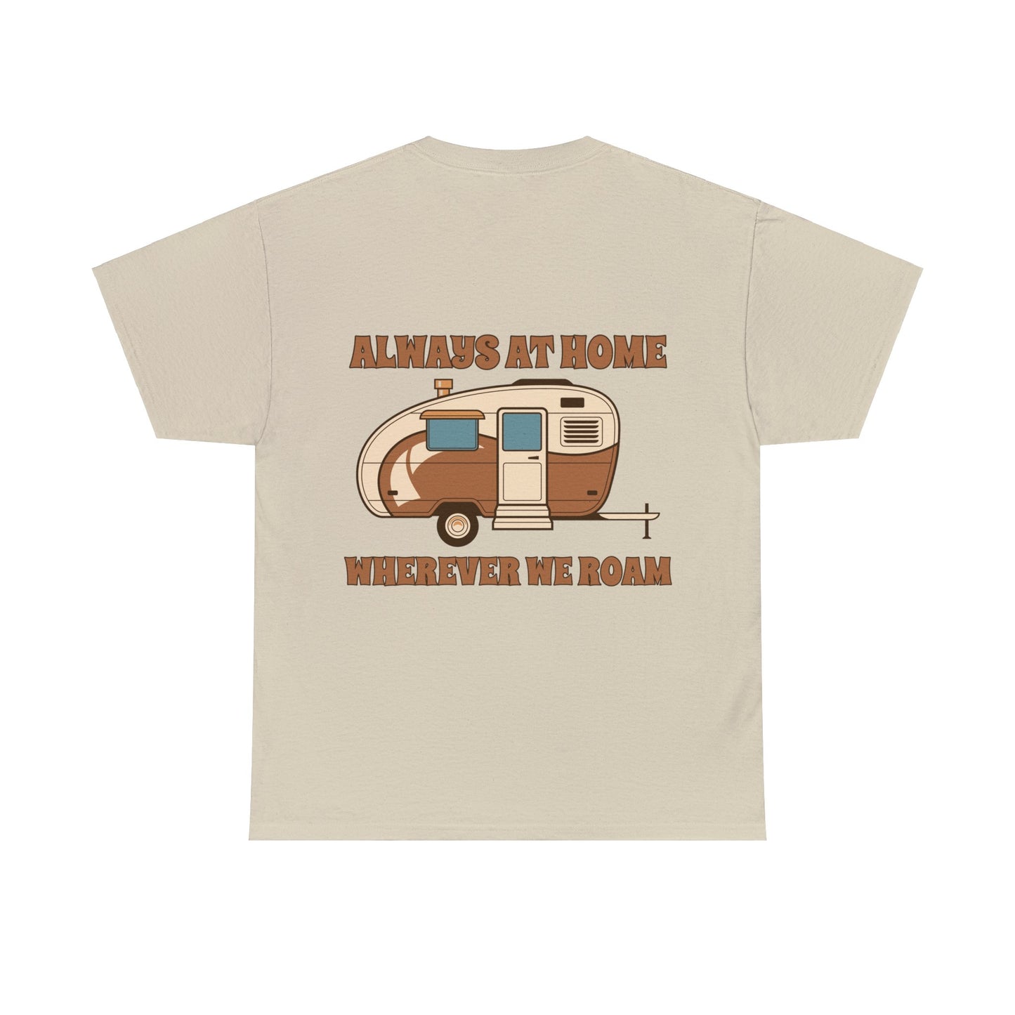 CAMPING ON BACK Unisex Heavy Cotton Tee