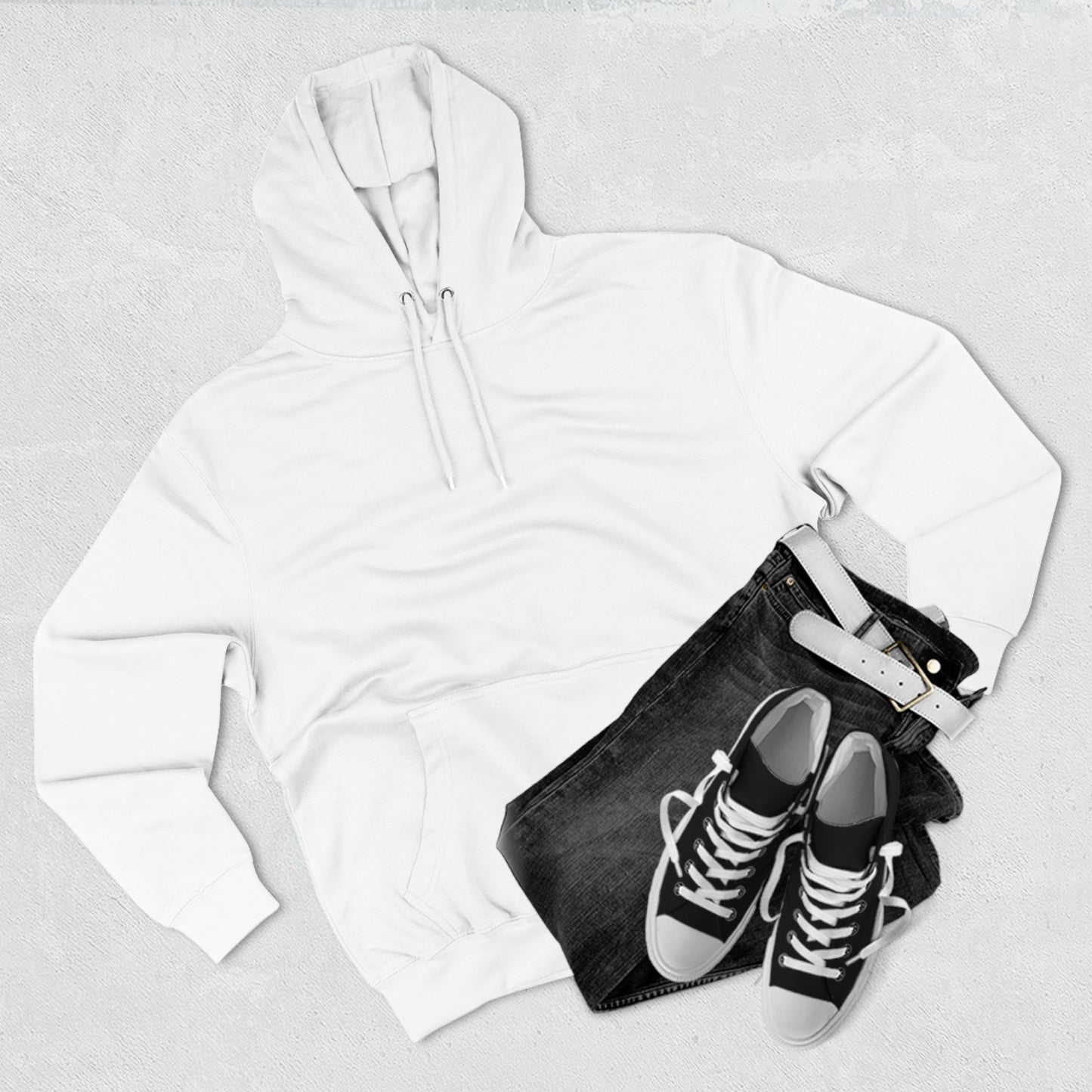 JIMMY Three-Panel Fleece Hoodie