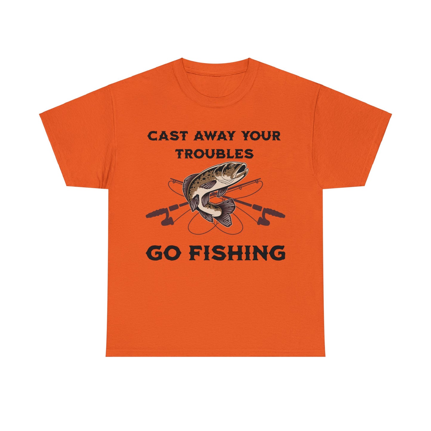 FISHING 3 Unisex Heavy Cotton Tee