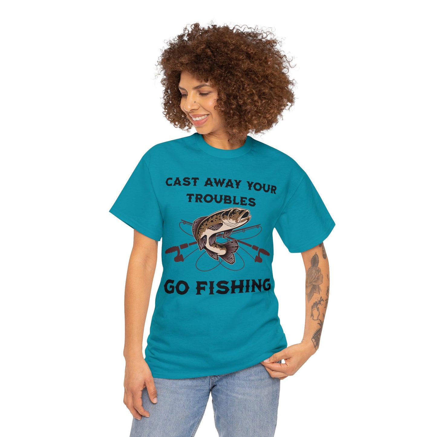 FISHING 4 Unisex Heavy Cotton Tee