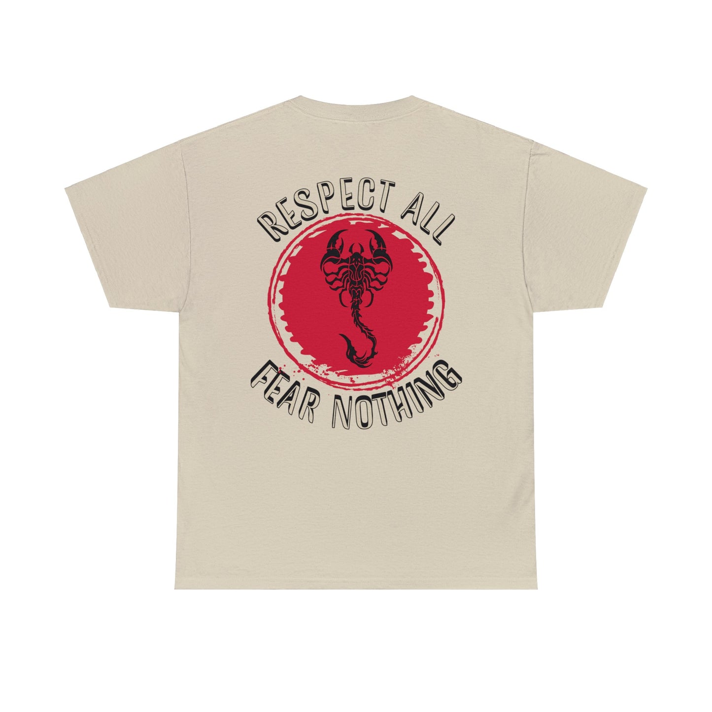 RESPECT ON BACK Unisex Heavy Cotton Tee