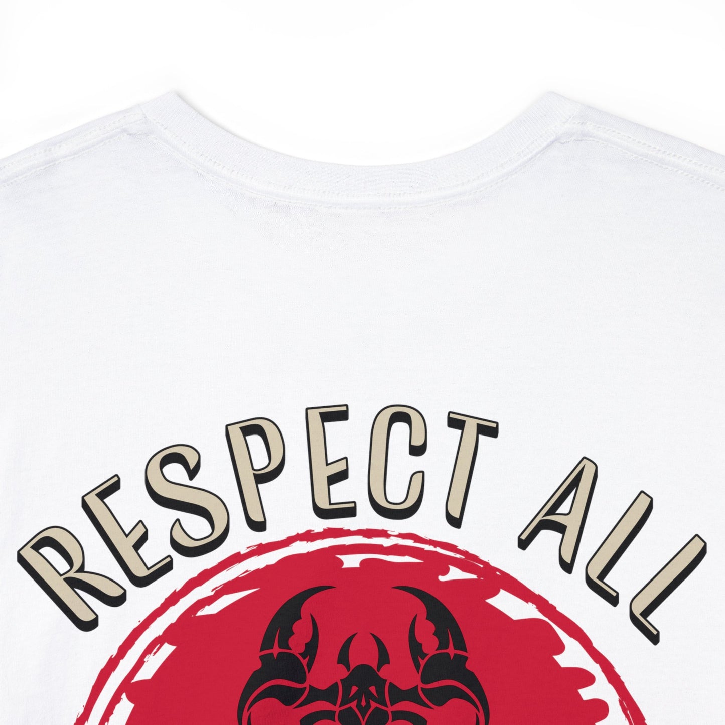RESPECT ON BACK Unisex Heavy Cotton Tee