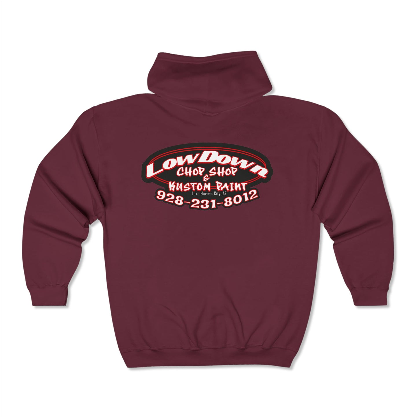 Low Down Full Zip Hoodie for Everyone - Perfect for Work or Casual Wear