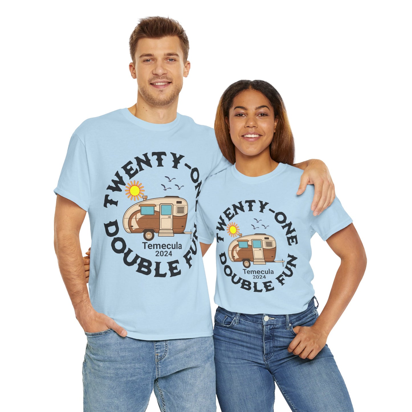 TWINS   Unisex Heavy Cotton Tee
