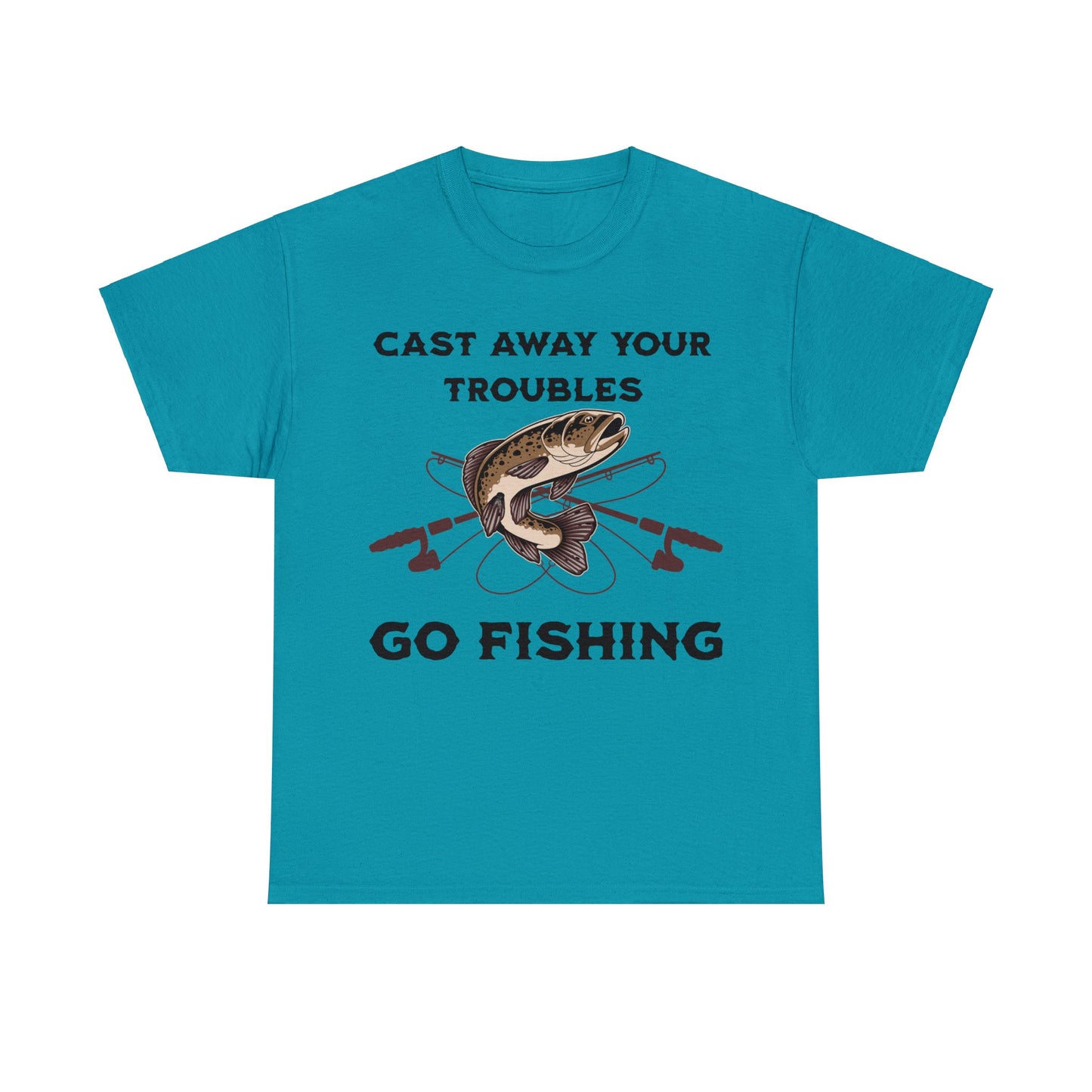 FISHING 3 Unisex Heavy Cotton Tee
