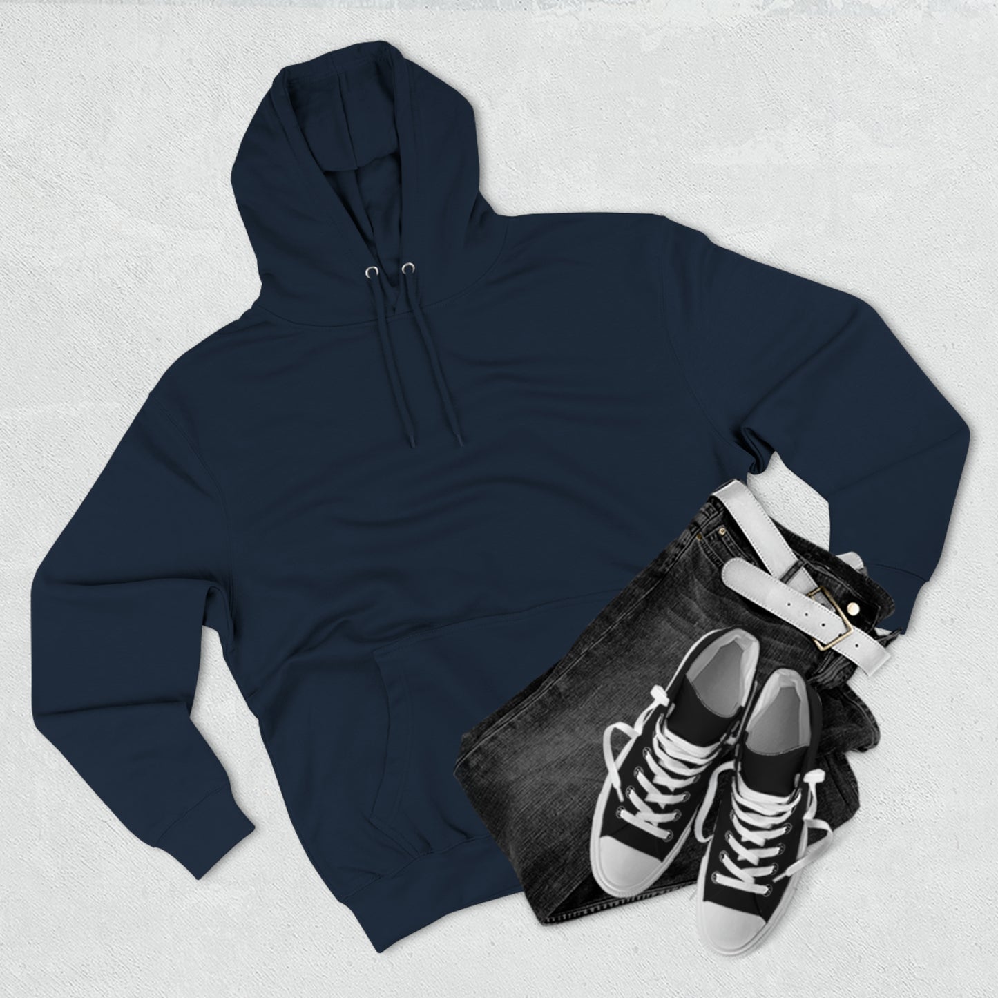 JIMMY Three-Panel Fleece Hoodie
