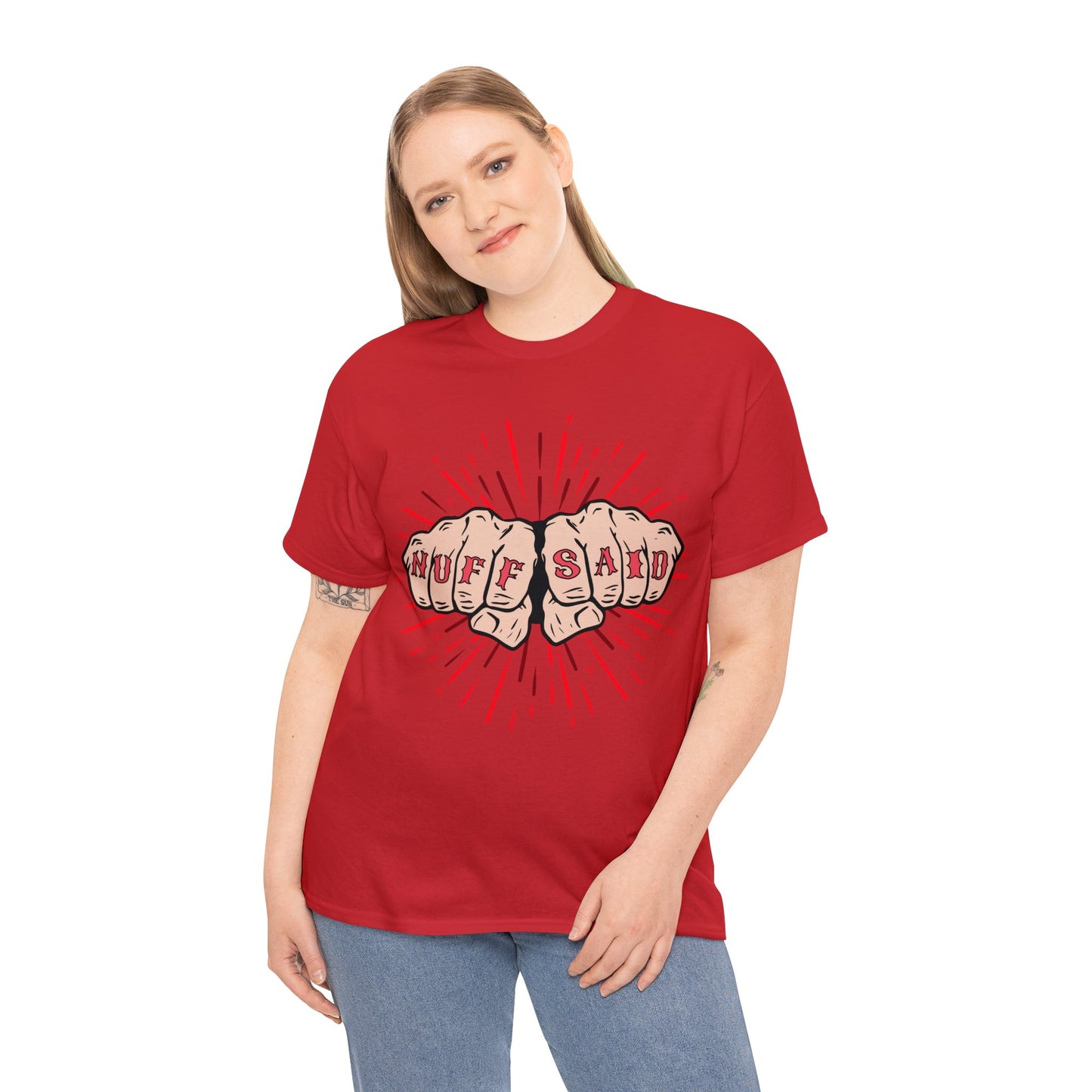 NUFF SAID Unisex Heavy Cotton Tee