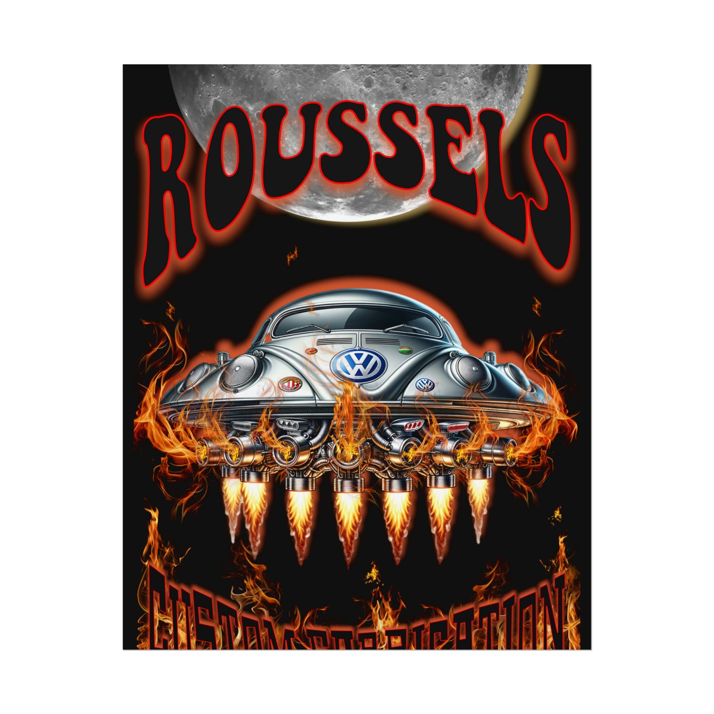 ROUSSEL'S CUSTOM LIMITED EDITION Rolled Posters