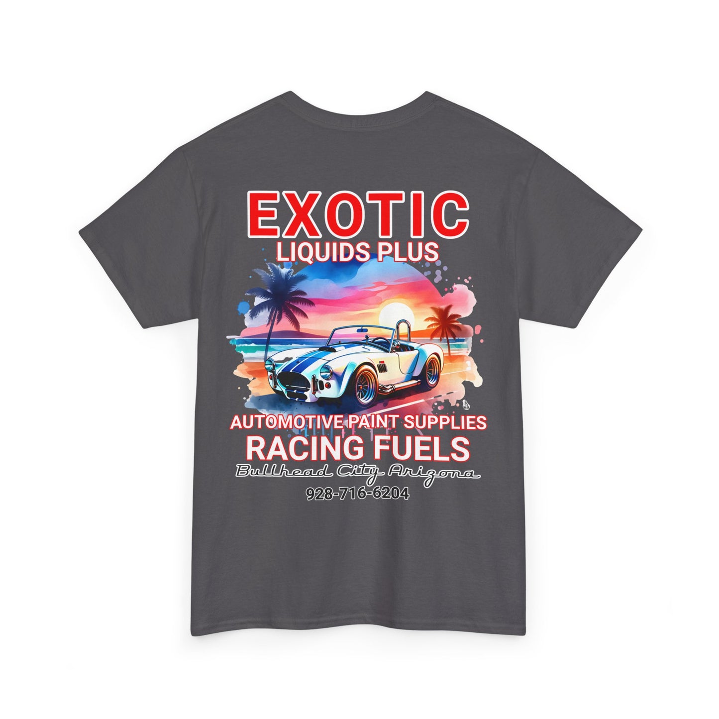 EXOTIC. BACK Unisex Heavy Cotton Tee