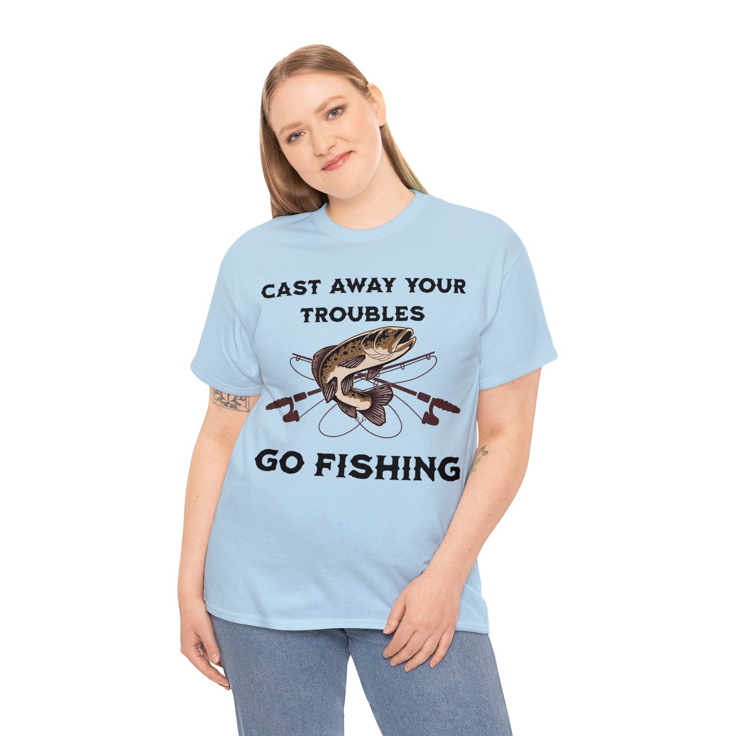 FISHING 4 Unisex Heavy Cotton Tee