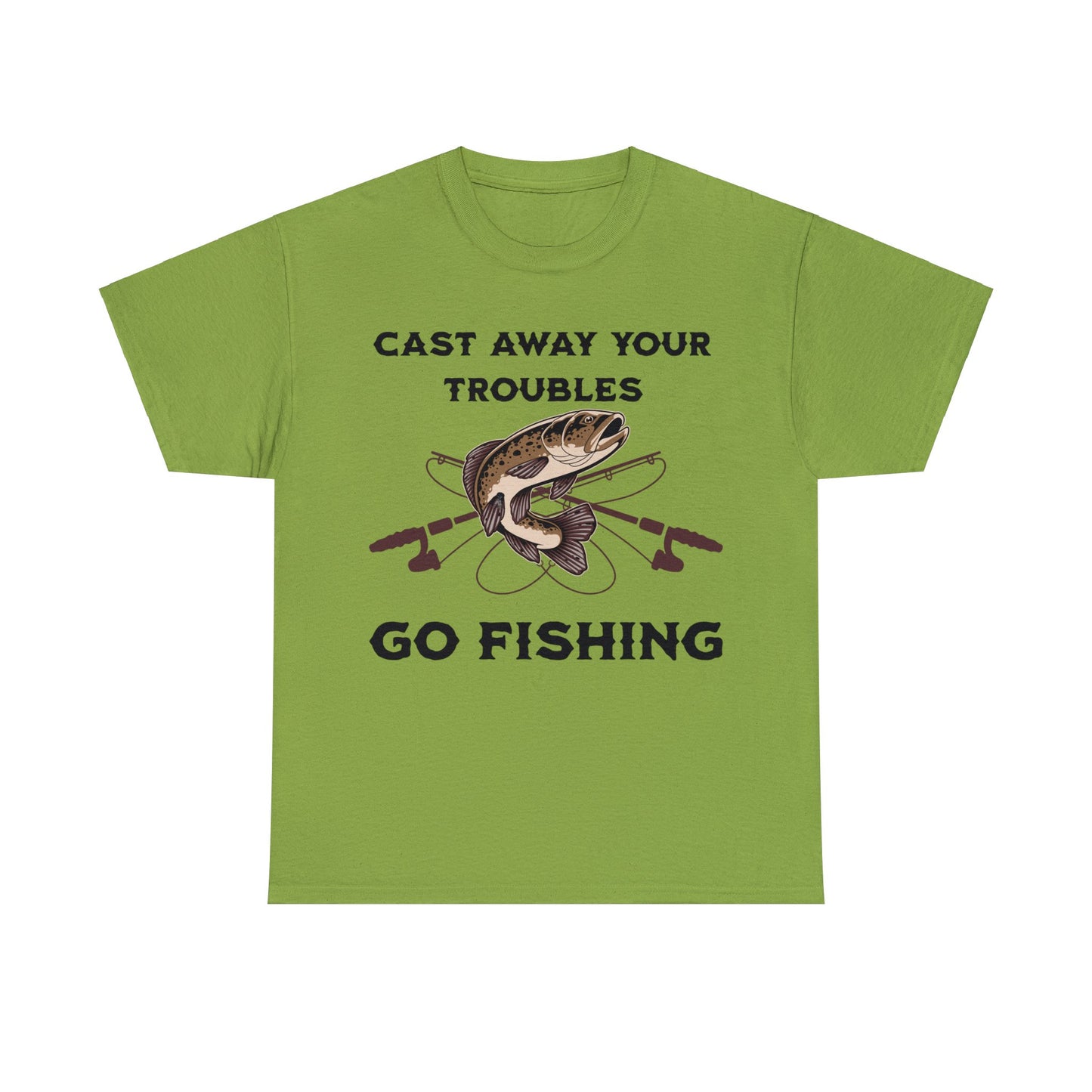 FISHING 3 Unisex Heavy Cotton Tee