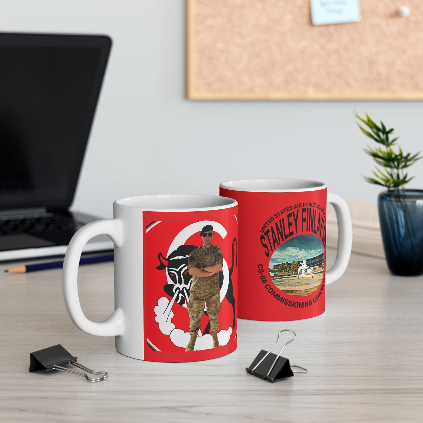 AIR FORCE Custom Ceramic Mug - Vintage Aviation Design, Perfect Gift for Pilots and Aviation Enthusiasts