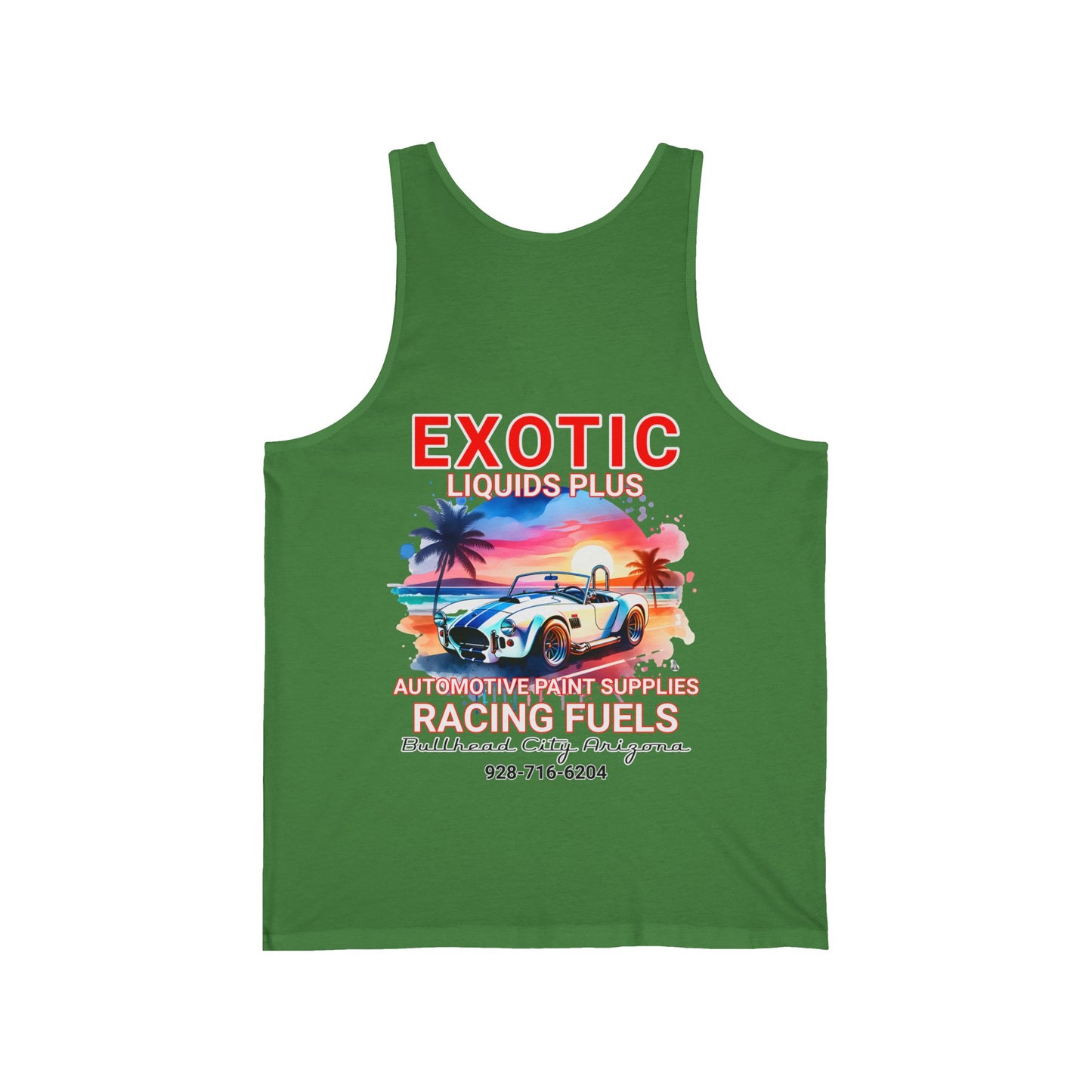 EXOTIC TANK BACK Unisex Jersey Tank