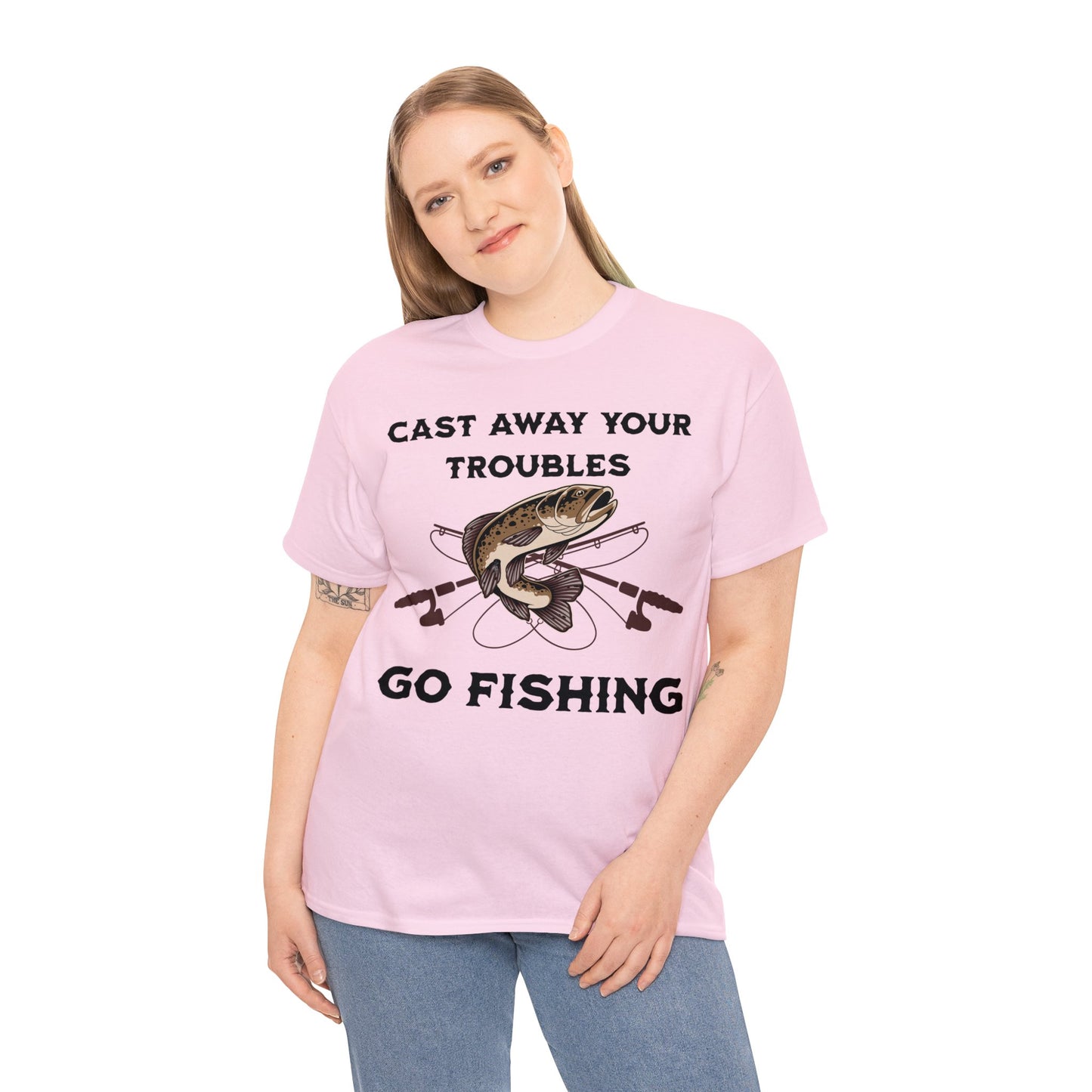 FISHING 4 Unisex Heavy Cotton Tee